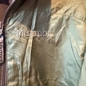 Marmot Men's Soft Shell Fleece Lined Green Jacket Size S Outdoor Adventure